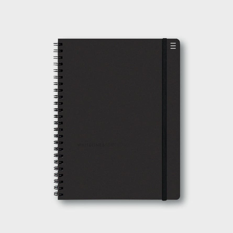 Whitelines  A5 Lined Whitelines Hardcover Notebook