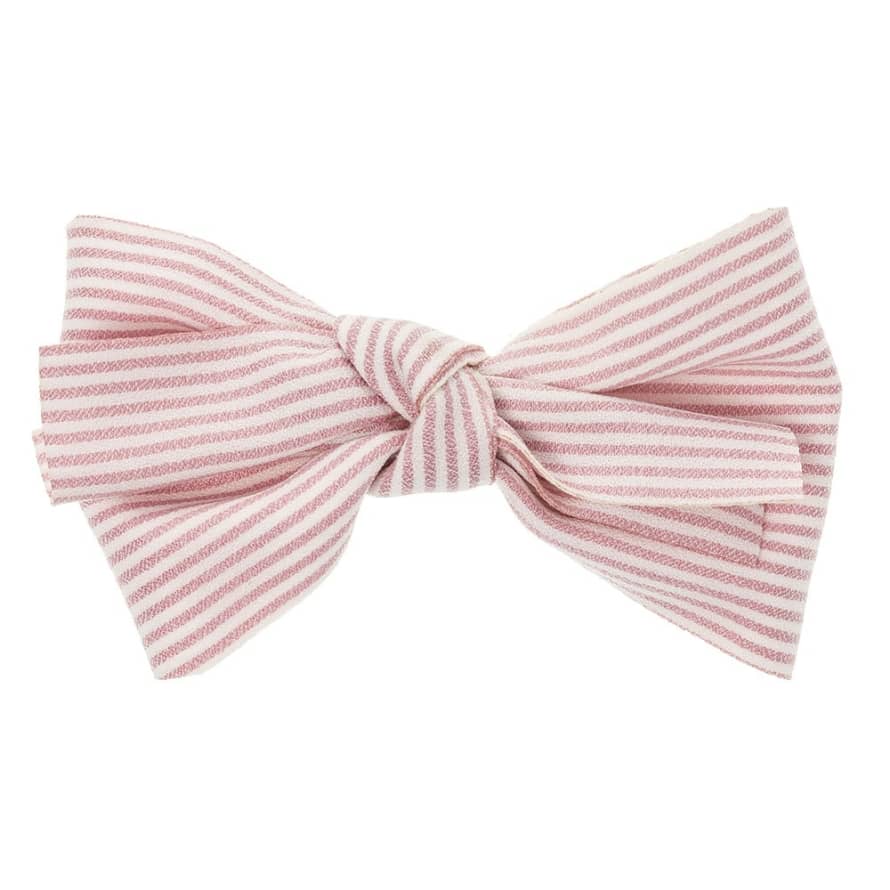 Siena Pink Bar Cross Tie Bow