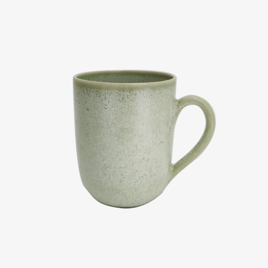 Cécile Preziosa Glazed Stoneware Mug H 8,5cm / Green