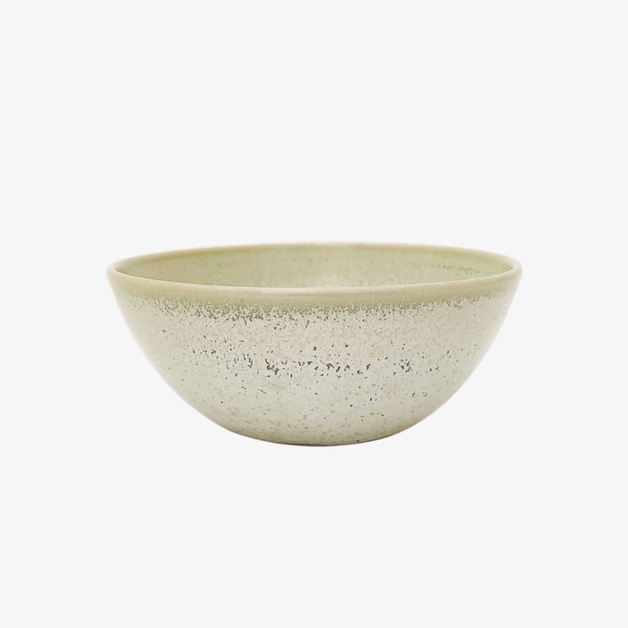 Cécile Preziosa Small Glazed Stoneware Bowl D 11cm / Green