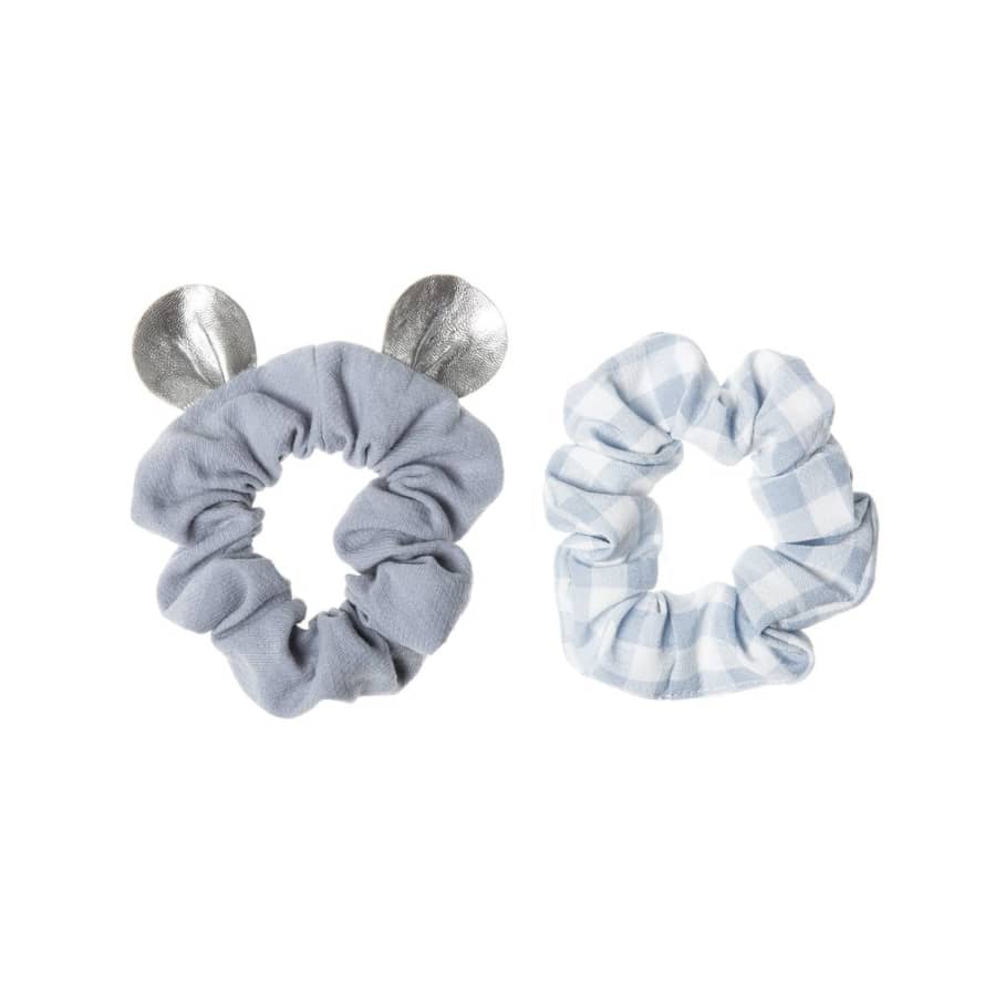 Rockahula Set of 2 Blue Little Mouse Scrunchie