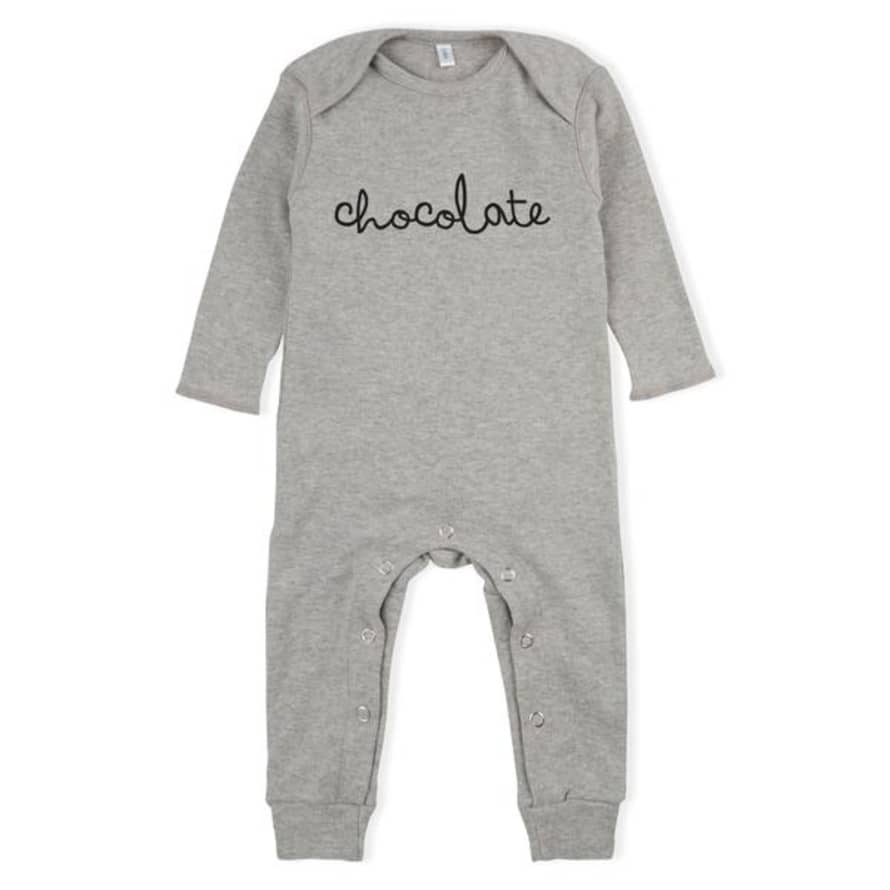 Organic Zoo Grey Chocolate Playsuit