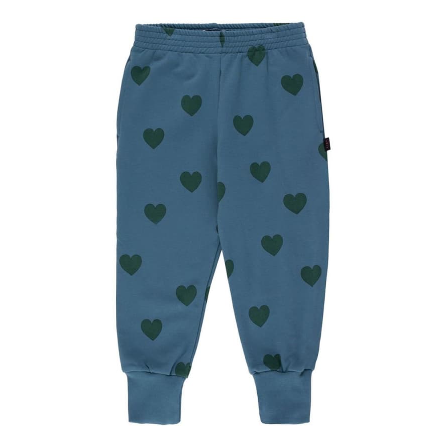 Tinycottons Navy and Dark Green Tiny Cottons Hearts Sweatpant