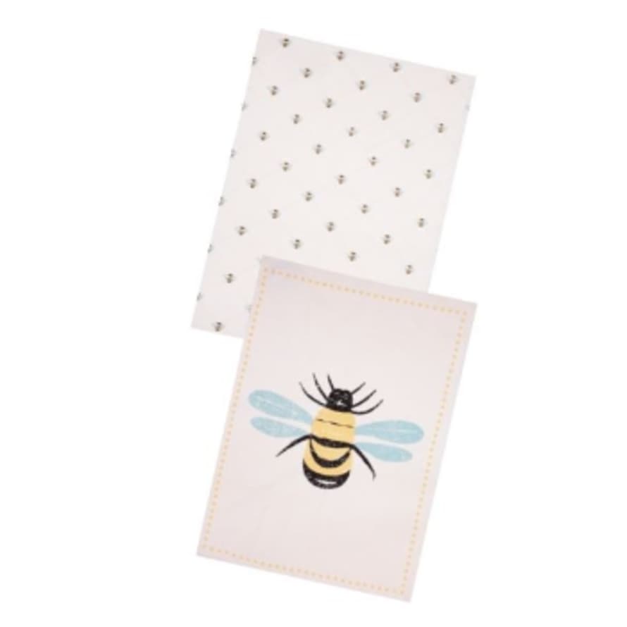 Dexam Bees Knees Tea Towels (Set of 2)