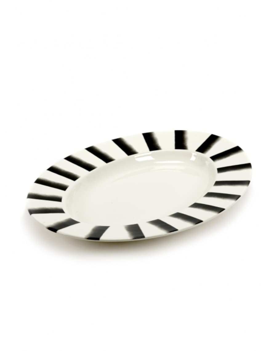 Serax Oval Dish XL Lines Pasta