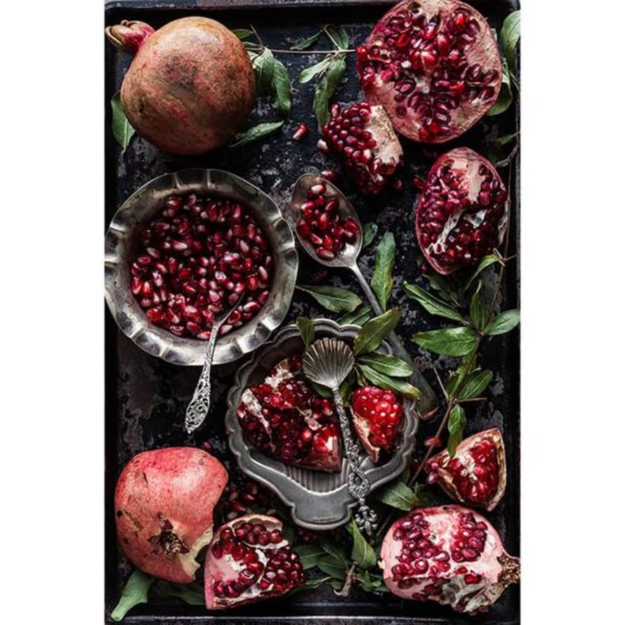 botanicalboysuk Table Cloth Baking Tray With Pomegranate