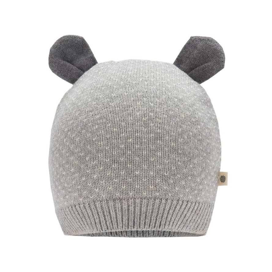 The Bonnie Mob Grey Knitted Hat with Ears
