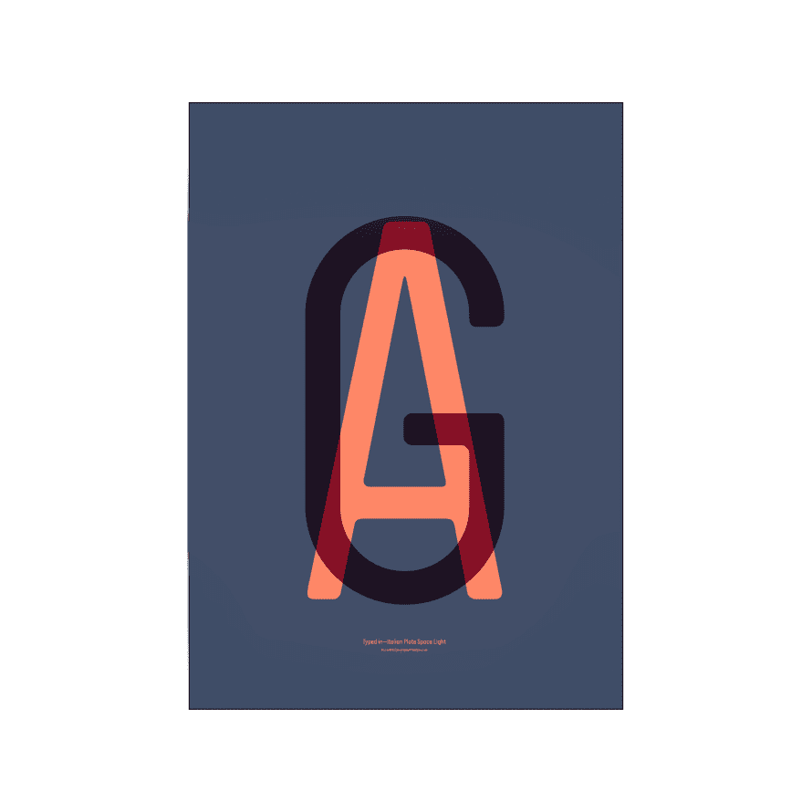 PLTY ILWT - AG Poster - In Love With Typography - 50x70 cm