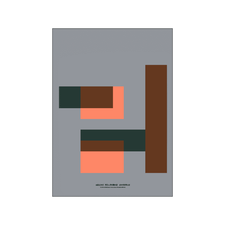 PLTY ILWT - AZ Poster - In Love With Typography - 50x70 cm