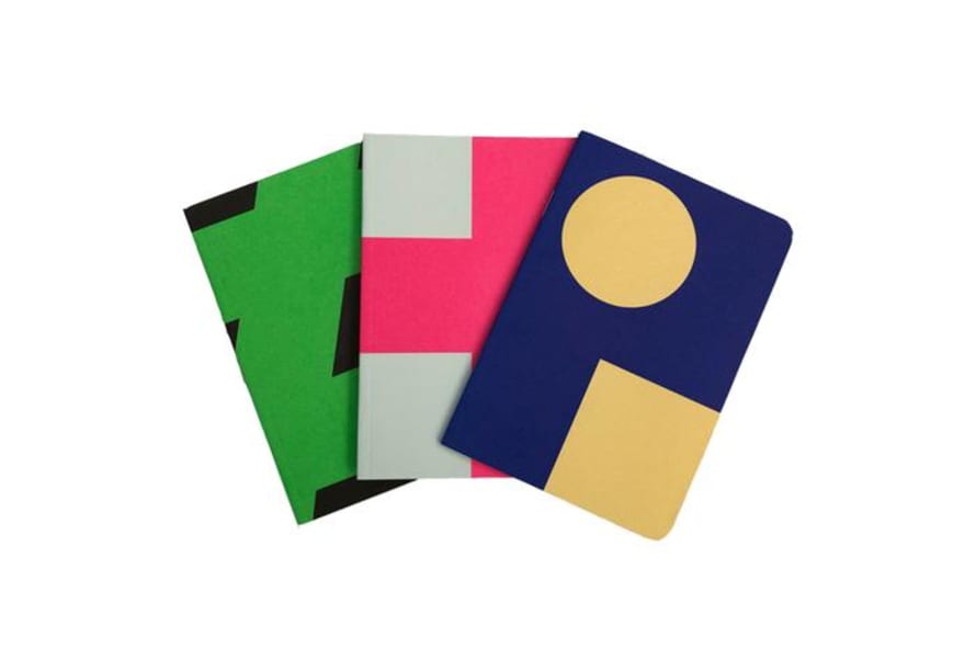 PLTY Stationary - Set of 3 Half and Half Pocket Notebook