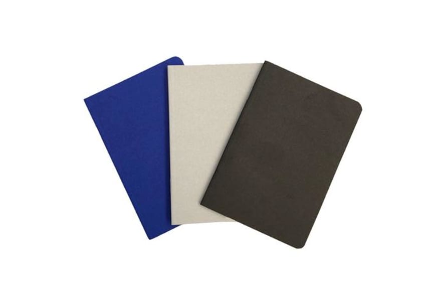 PLTY Set of 3 Plain Pocket Notebook