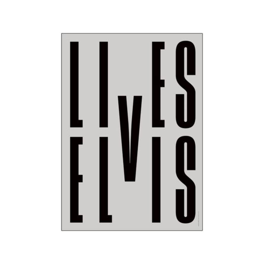 PLTY 50x70 cm Second Thoughts Elvis Lives Poster