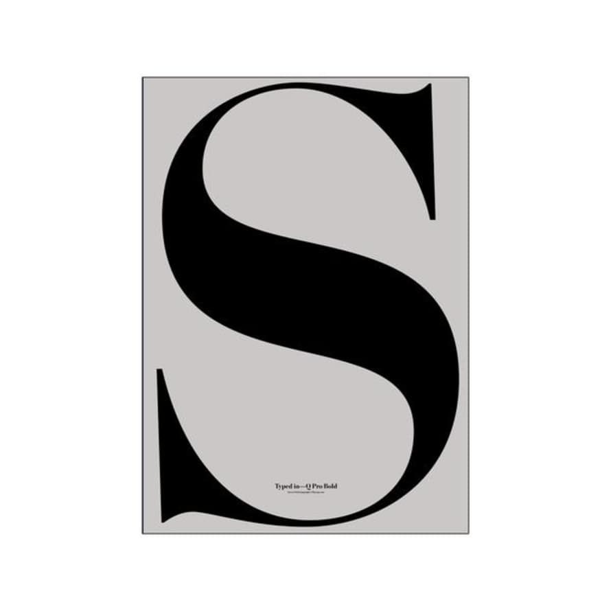 PLTY A3 In Love with Typography S Poster