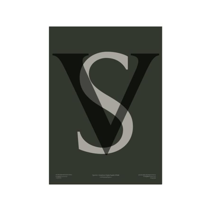 PLTY 70x100 cm In Love with Typography SV Poster