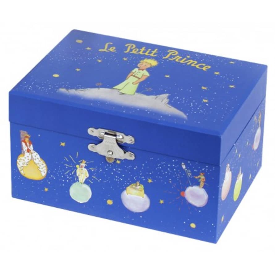 Trousselier Blue The Little Prince Phosphorescent Musical Box