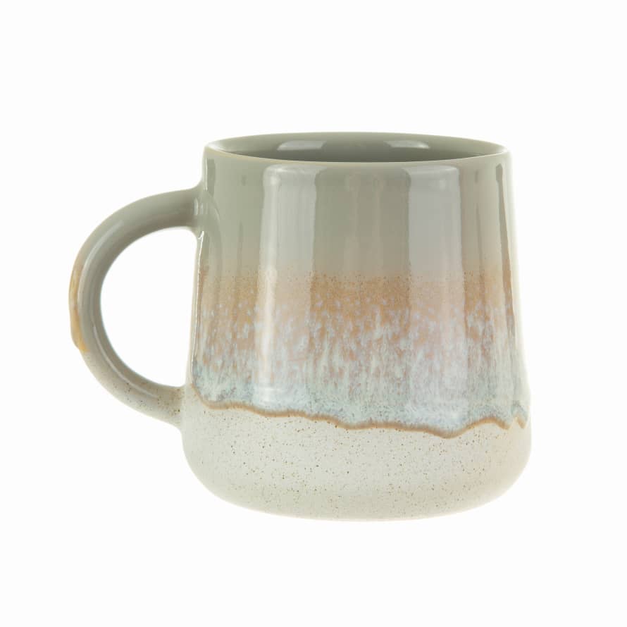 Sass & Belle  Grey Dip Glazed Mug