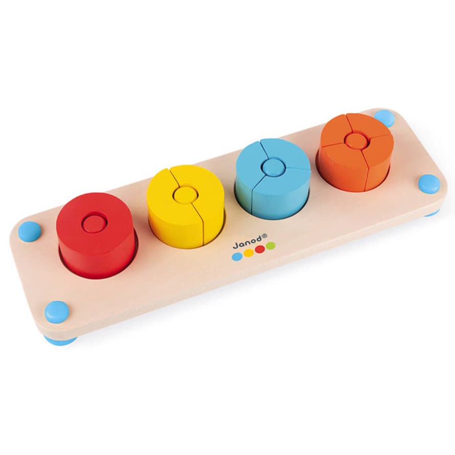 Janod Pieces of 15 Colors Fractions Toy