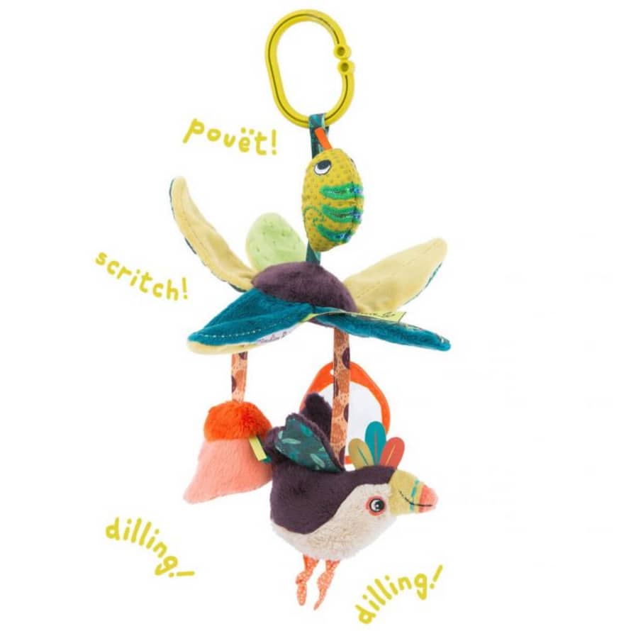 Moulin Roty Jungle Leaf Activity Mobile Toy