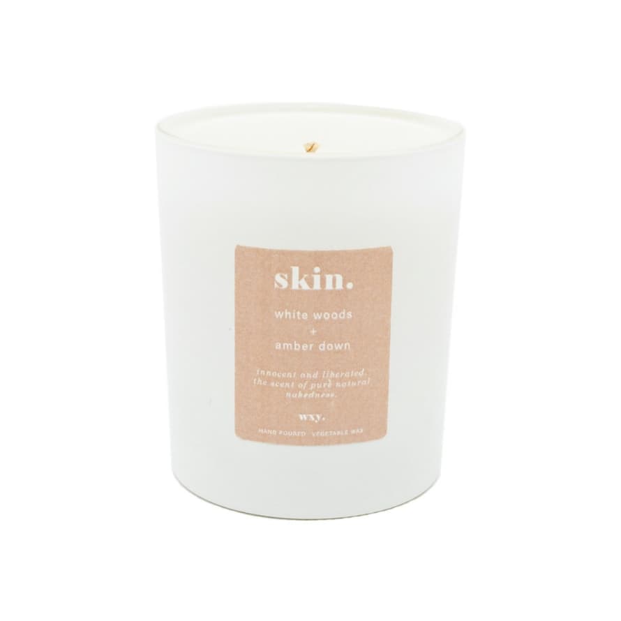 WXY Classic 7oz Candle - Skin - White Woods & Amber Down