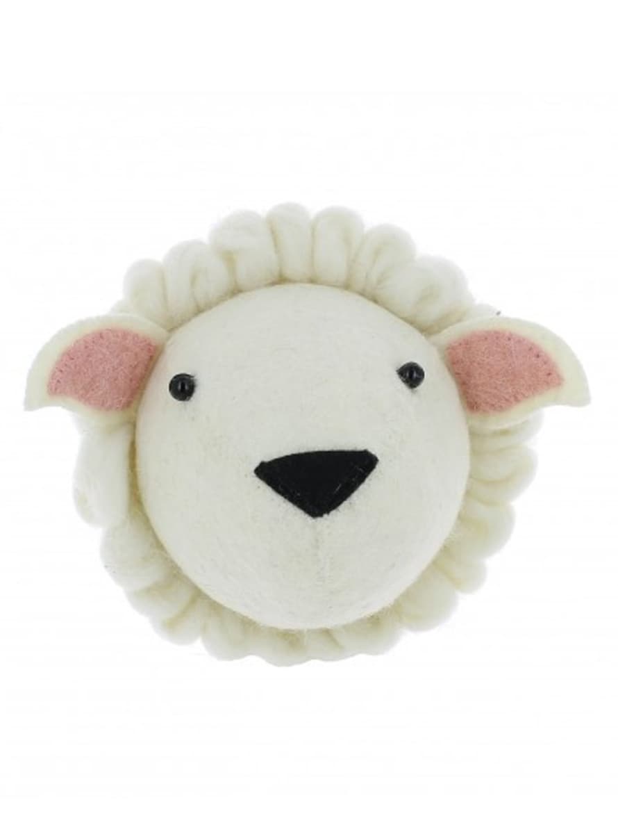 Fiona Walker England Mini White Sheep Head