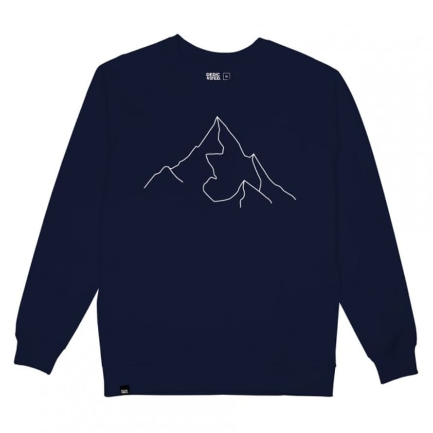 dedicated Navy Sweatshirt Malmoe Mountain