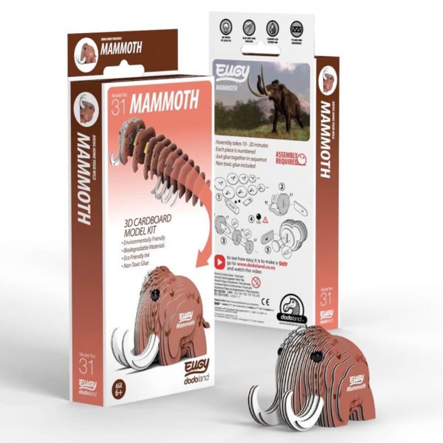 Dodoland Eugy Mammoth 3D Puzzle