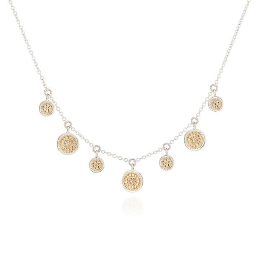 Anna Beck Minil Disc Charm Necklace Gold