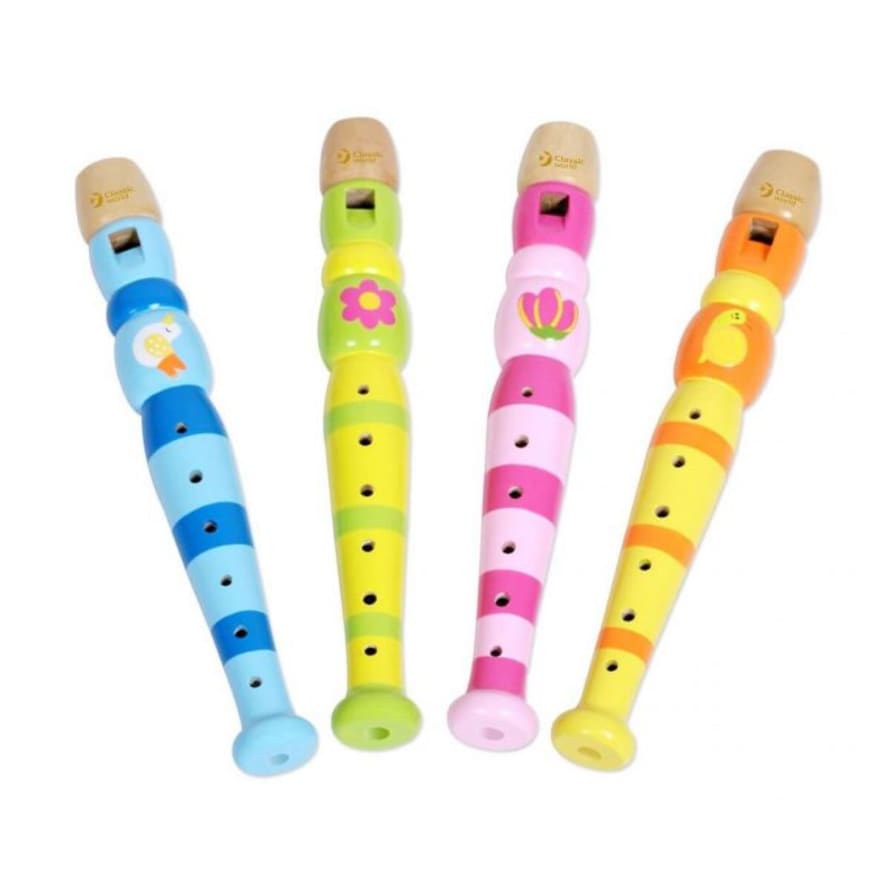 Classic World Wooden Flute Musical Toy