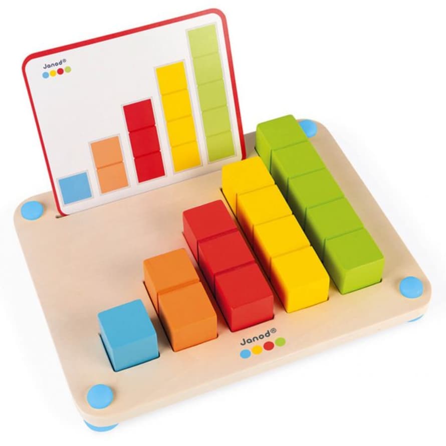 Janod Multicolor Learn To Count Blocks