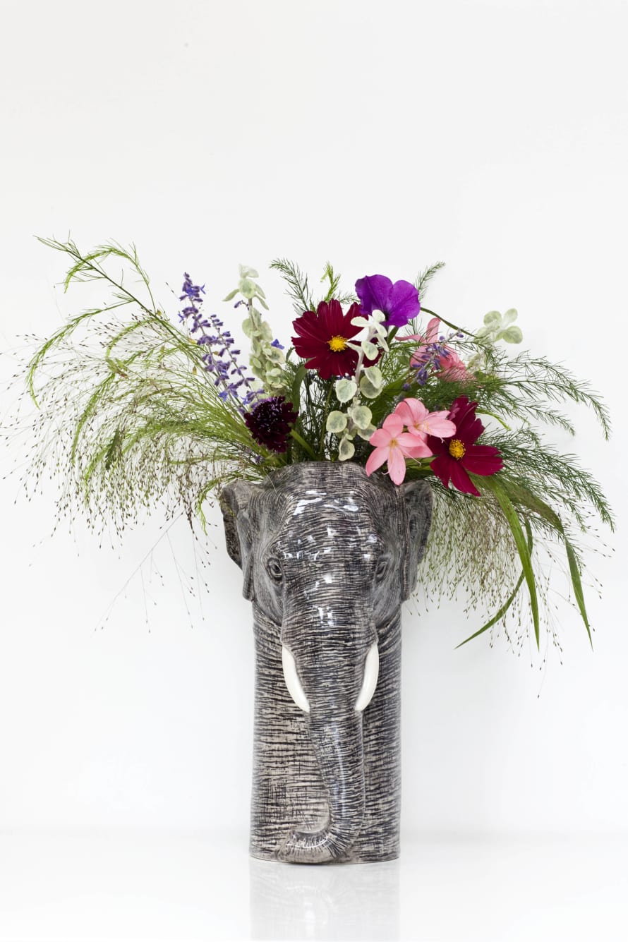 Quail Ceramics Elefant Vase