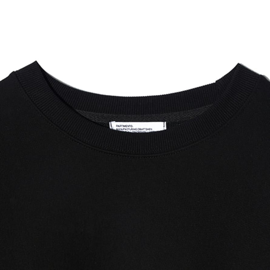 Trouva: Smile Embroidered Logo Sweatshirt in Black
