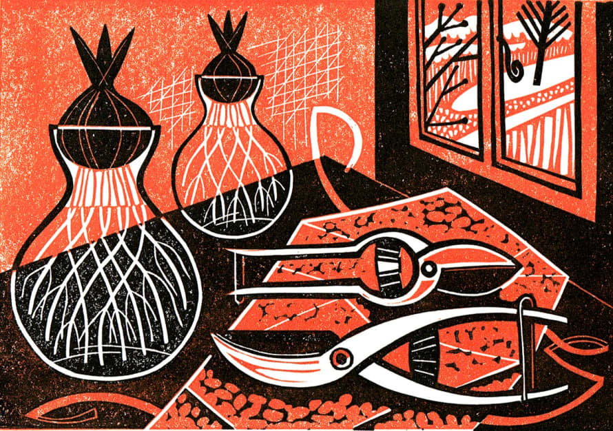 Clare Curtis Gardeners Gift Screen Print