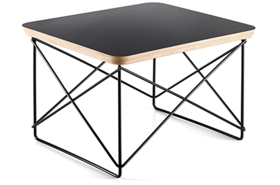 Vitra Black HPL and Base Occasional Table
