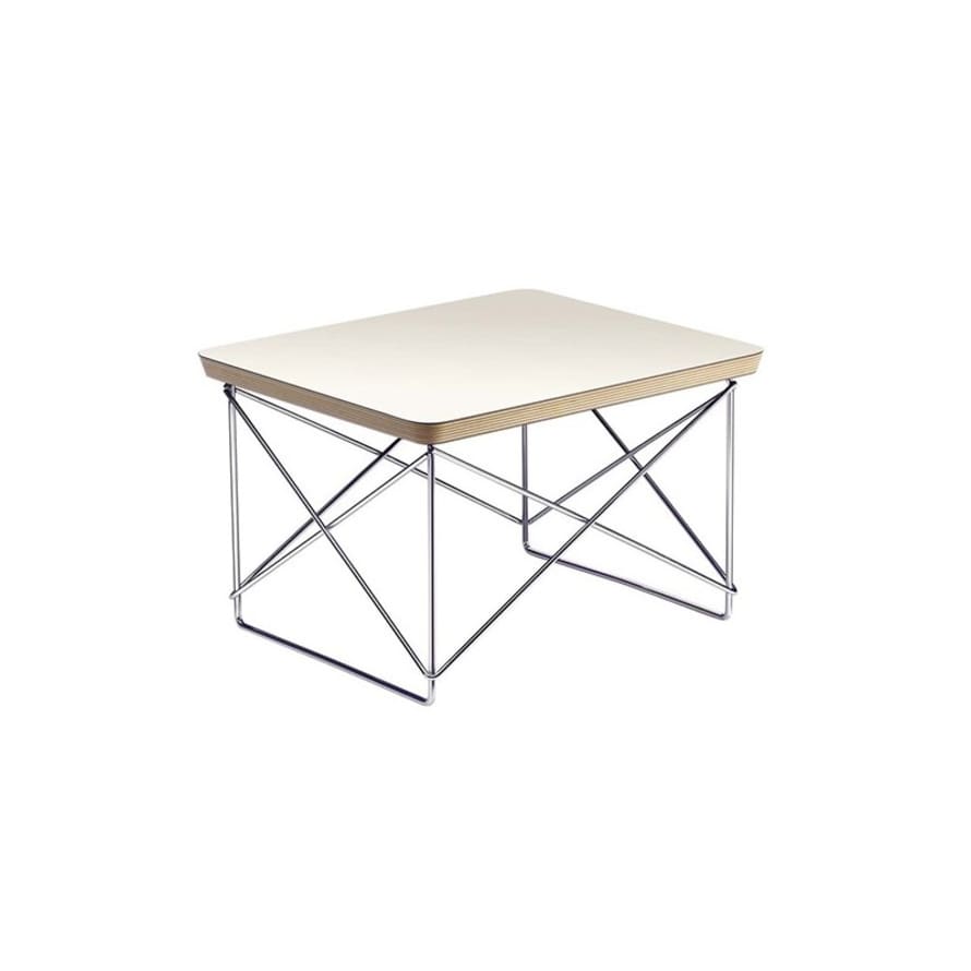 Vitra White HPL with Chrome Base Occasional Table