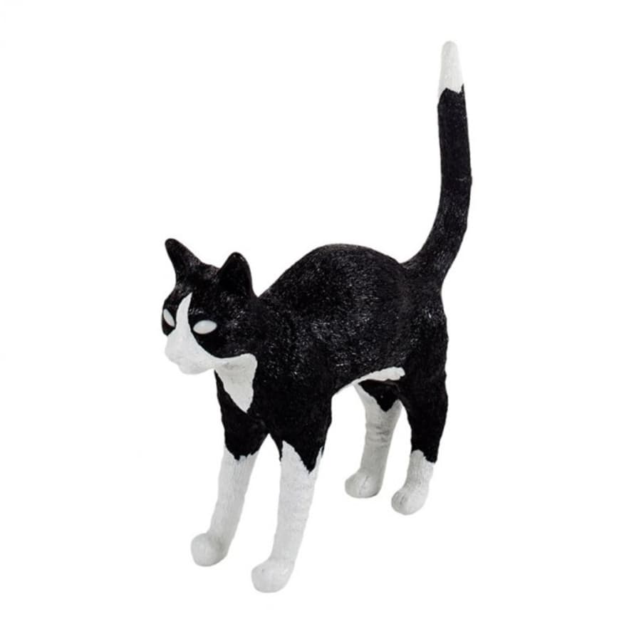 Seletti Black and White Felix Cat Lamp