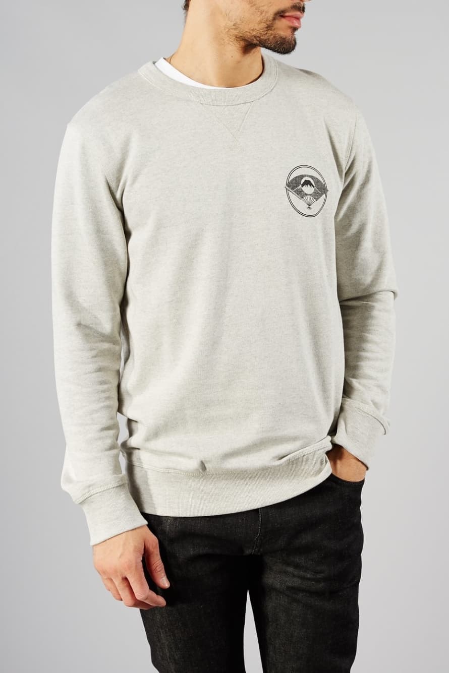 Selected Homme Grey Anders Crew Neck Sweater