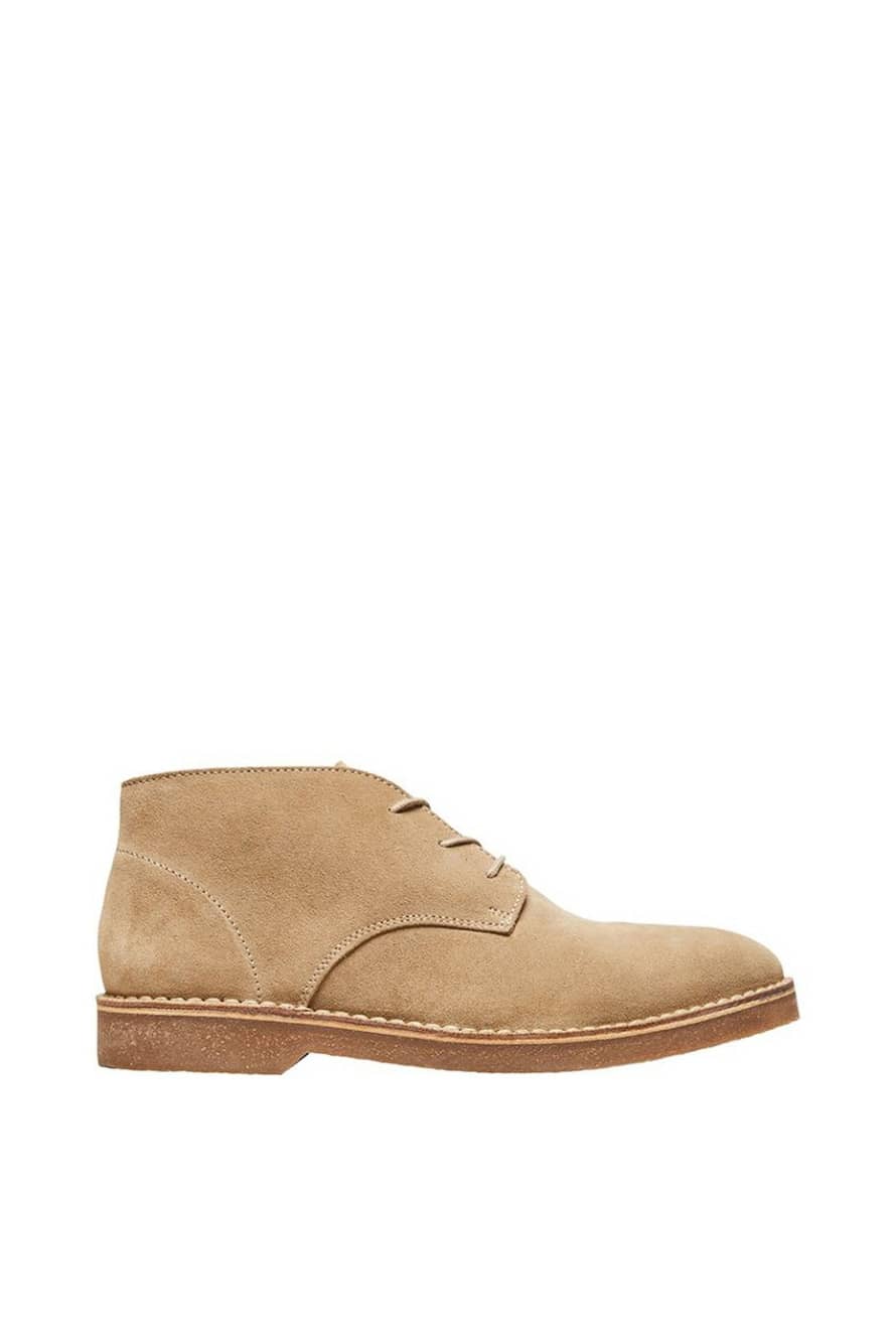 Selected Homme Light Tan SELECTED HOMME SUEDE RUGA DESERT BOOT