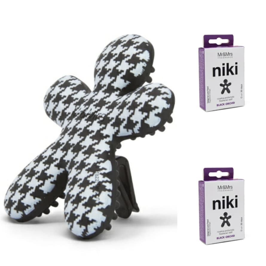 Mr & Mrs Fragrance Niki Car Air Freshener + Refill