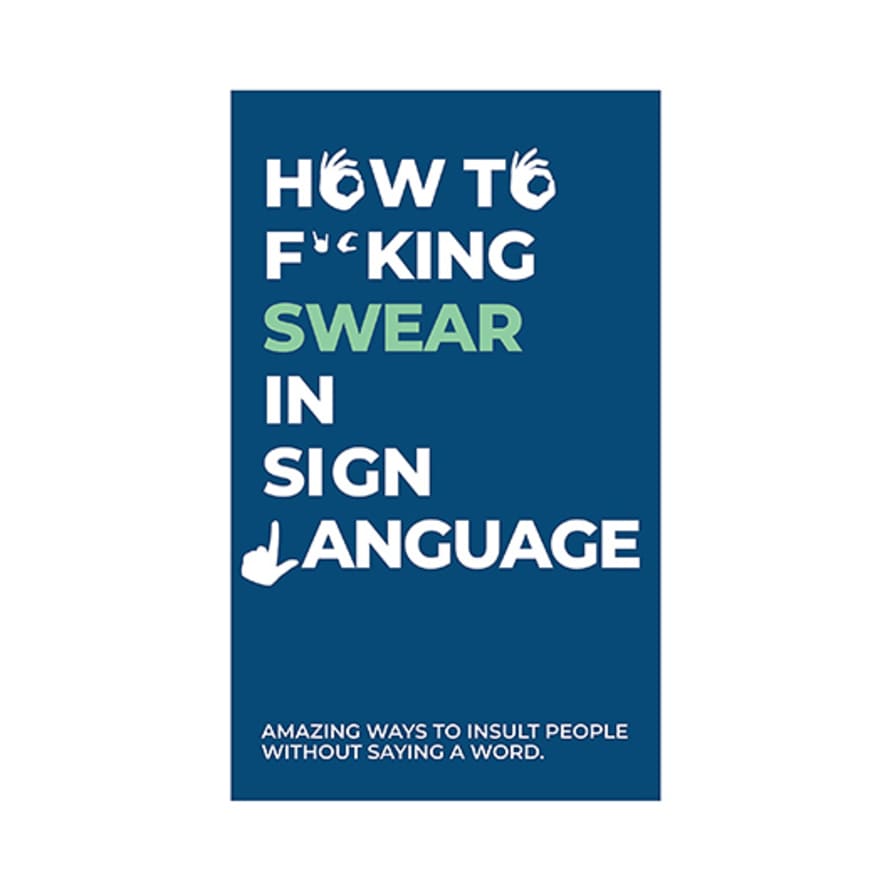 Gift Republic How to Swear in Sign Language Cards