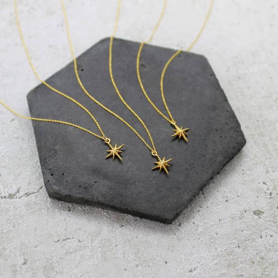 Mara Studio Gold Star Necklace