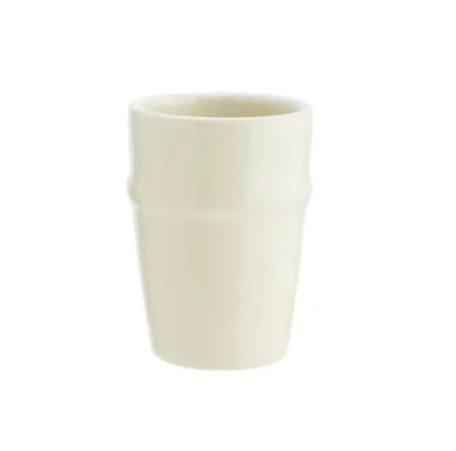 Madam Stoltz Off White Stoneware Cup