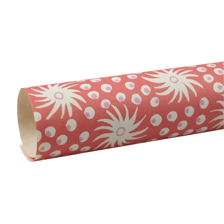 Cambridge Imprint 10 Sheets of Milky Way Pink Gift Wrap Paper