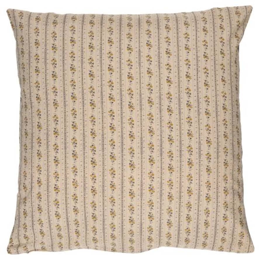 Ib Laursen Light Brown Small Flowered Pillowcase
