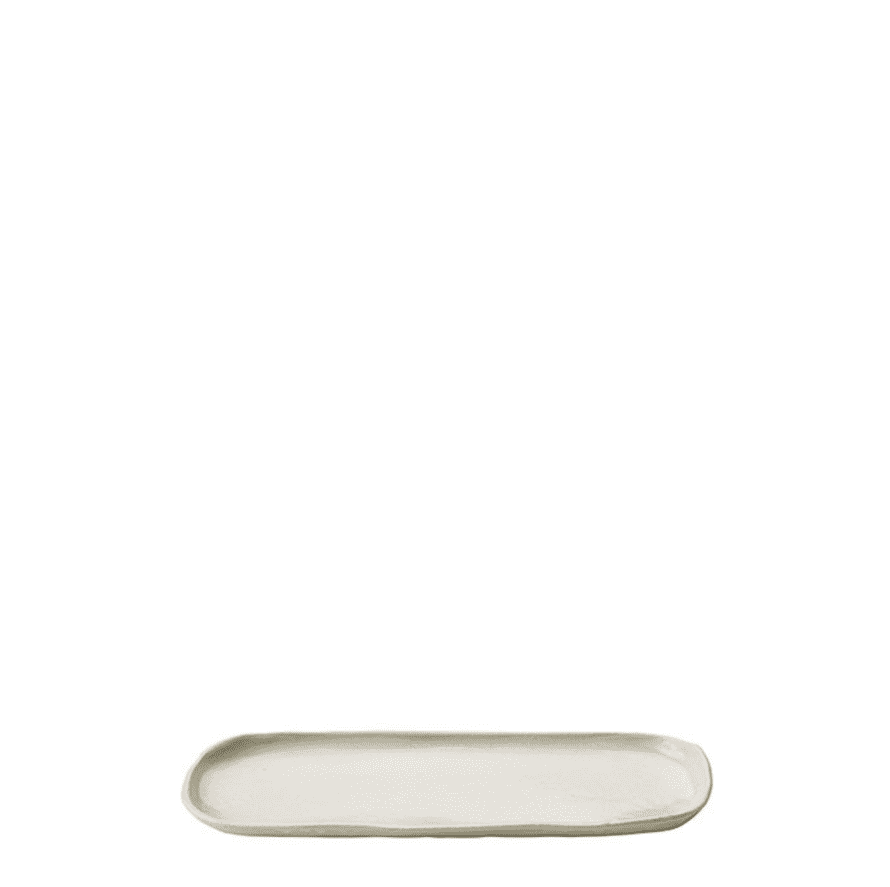 White Glazed Stoneware Board
