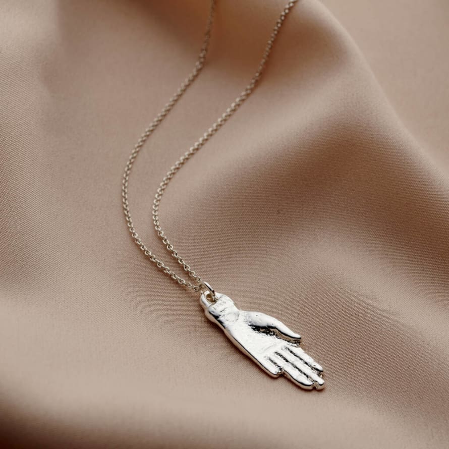 Posh Totty Designs Sterling Silver Hand Necklace