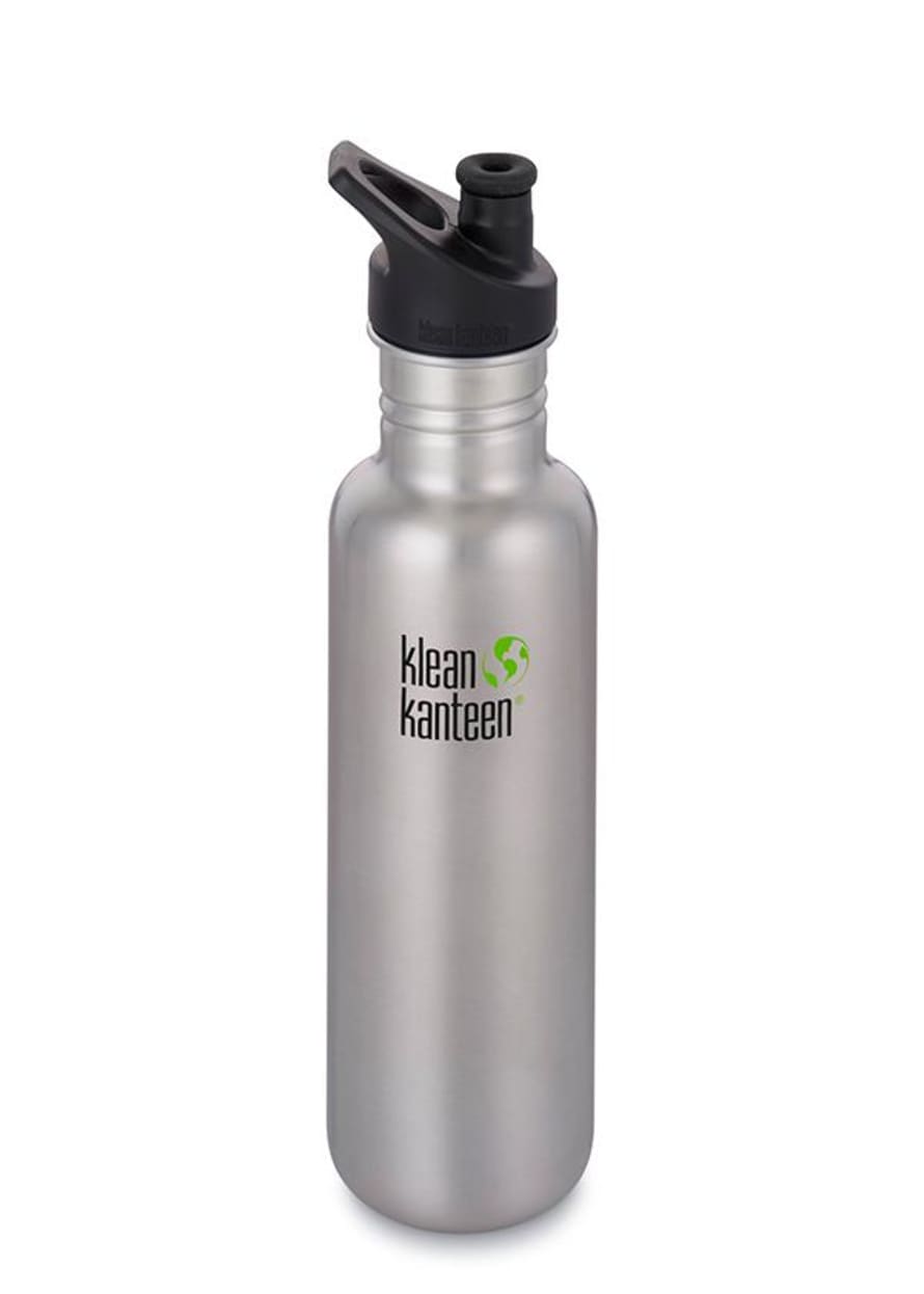 Klean Kanteen Classic 800ml Bottle - Brushed Stainless