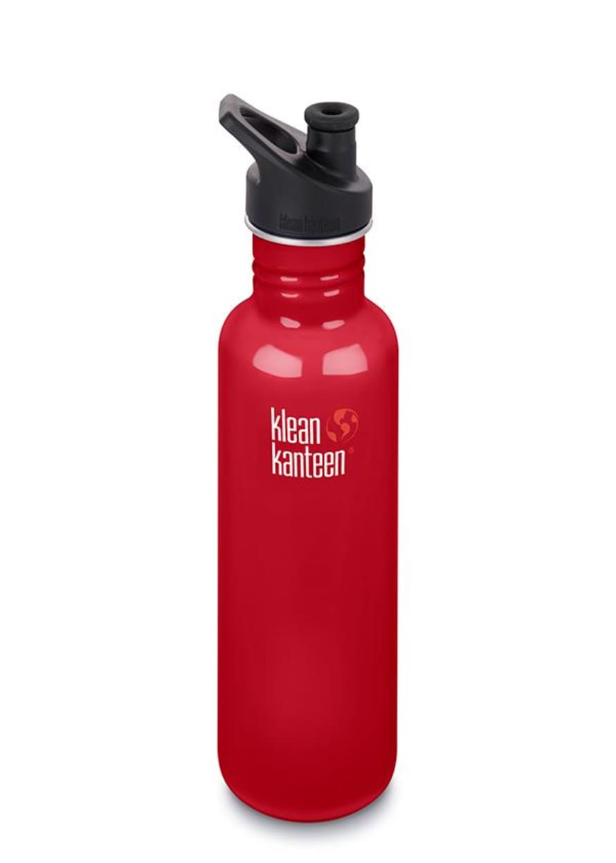 Klean Kanteen Classic 800ml Bottle - Mineral Red