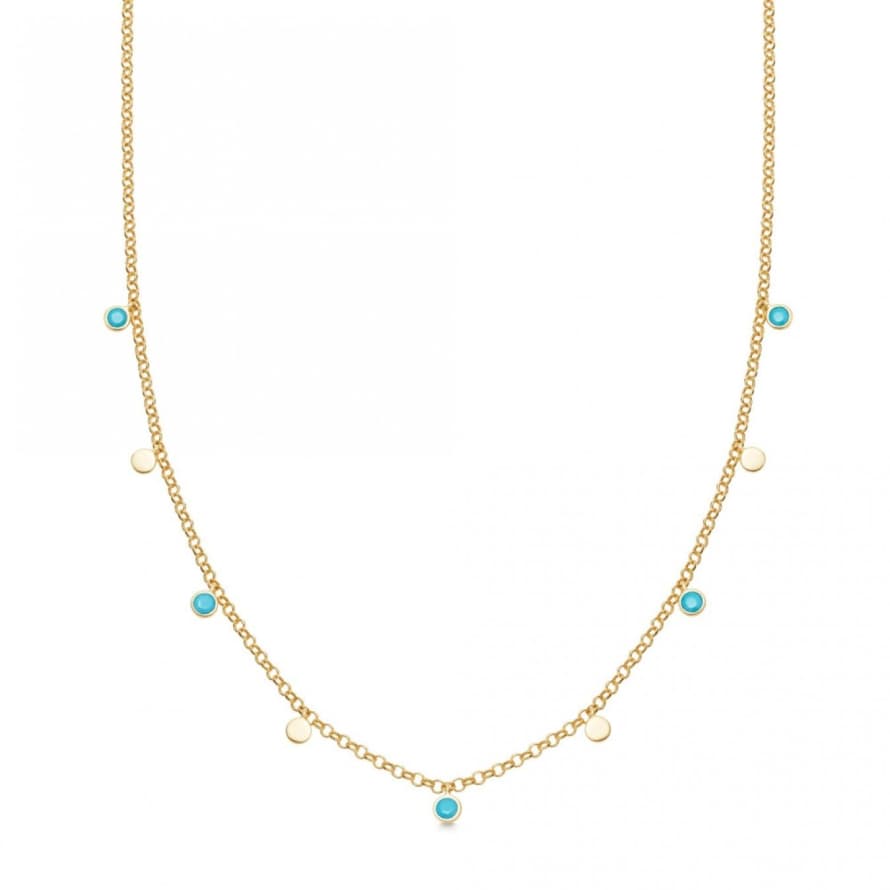 Astley Clarke Turquise Droplet Necklace