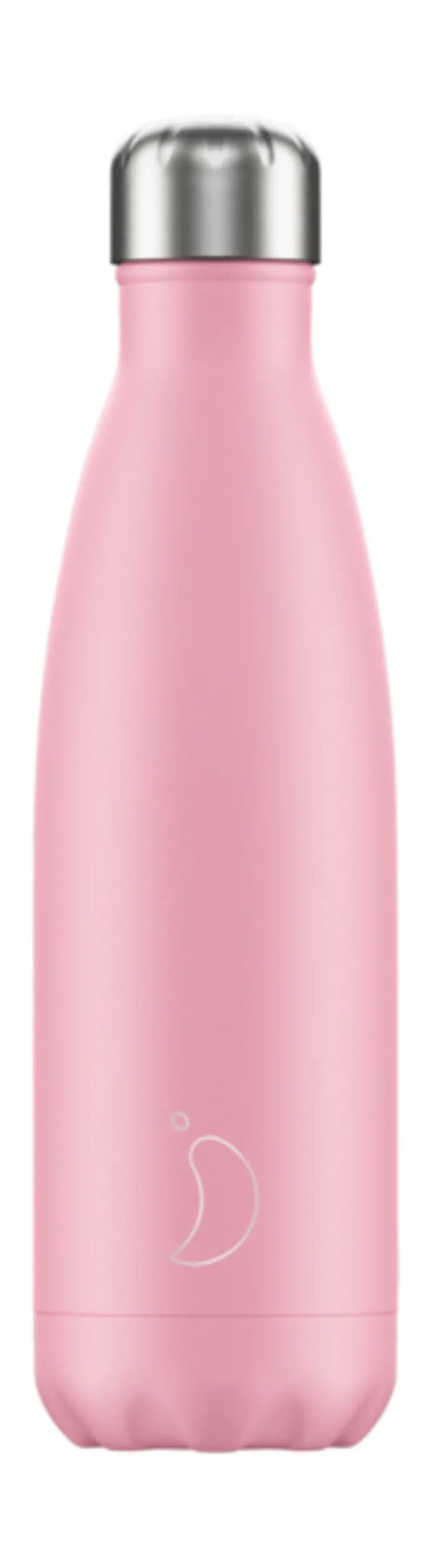 Chilly's 500ml Pink Stainless Steel Pastel Bottle