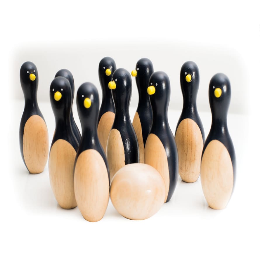 House Of Marbles Penguin Bowling in a Bag
